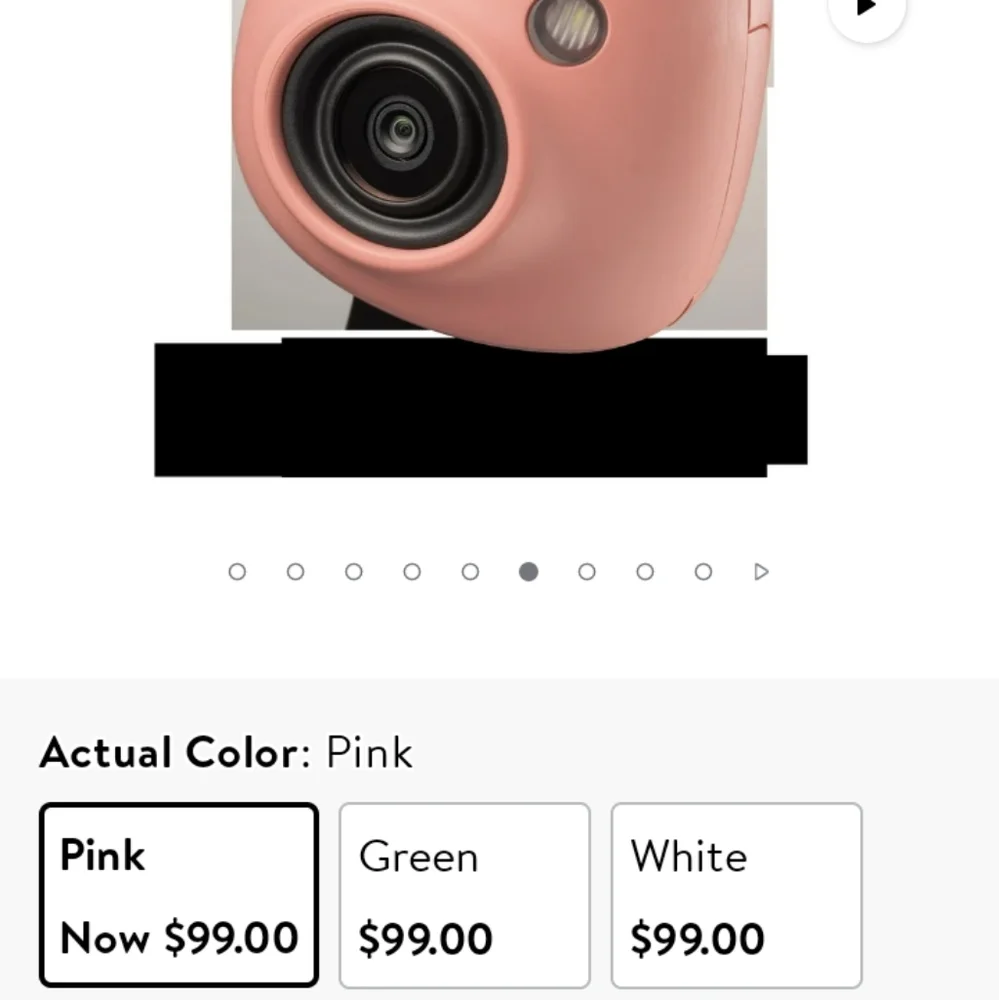 1 Fujifilm Pink PAL Camera & 1 White Instax Printer 3 Bundle